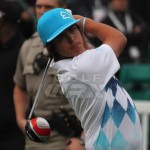 Fowler teeing off with a Cobra AMP Cell Pro Driver
