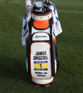 James Driscoll's bag and clubs