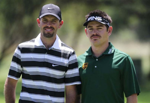 Charl Schwartzel and Louis Oosthuzien