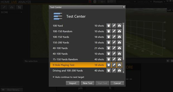 Trackman Test Center
