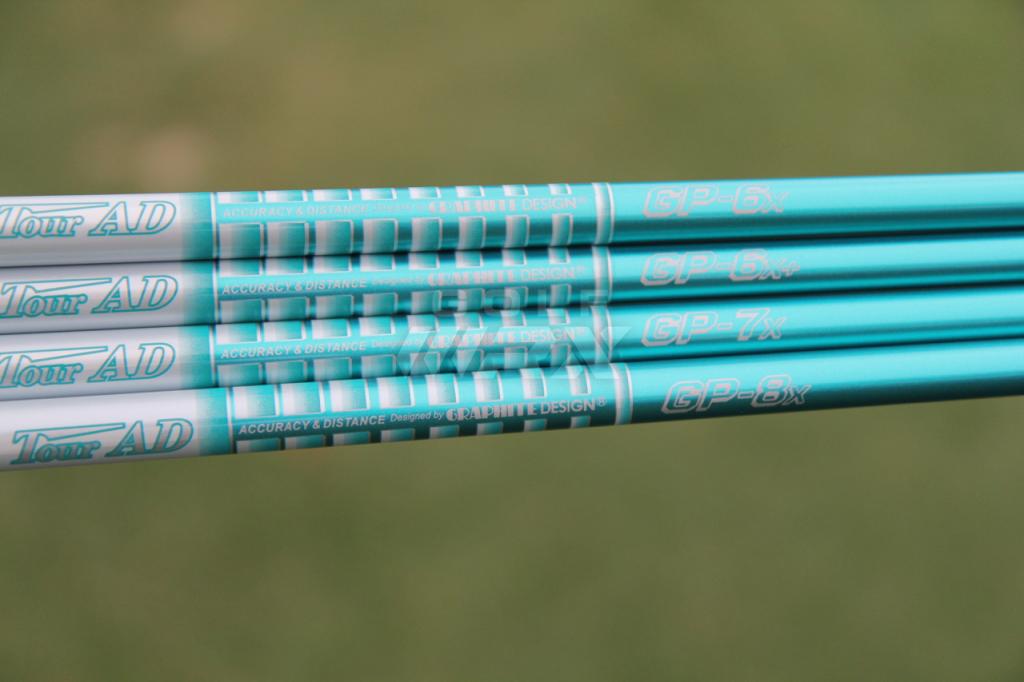 Graphite Design's Tour AD GP shaft has a stiffer tip and butt section than the company's popular Tour AD Di shaft. 