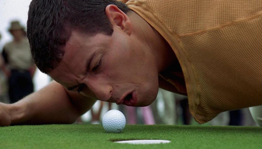 Guy tries to swing like Happy Gilmore, almost kills his friend