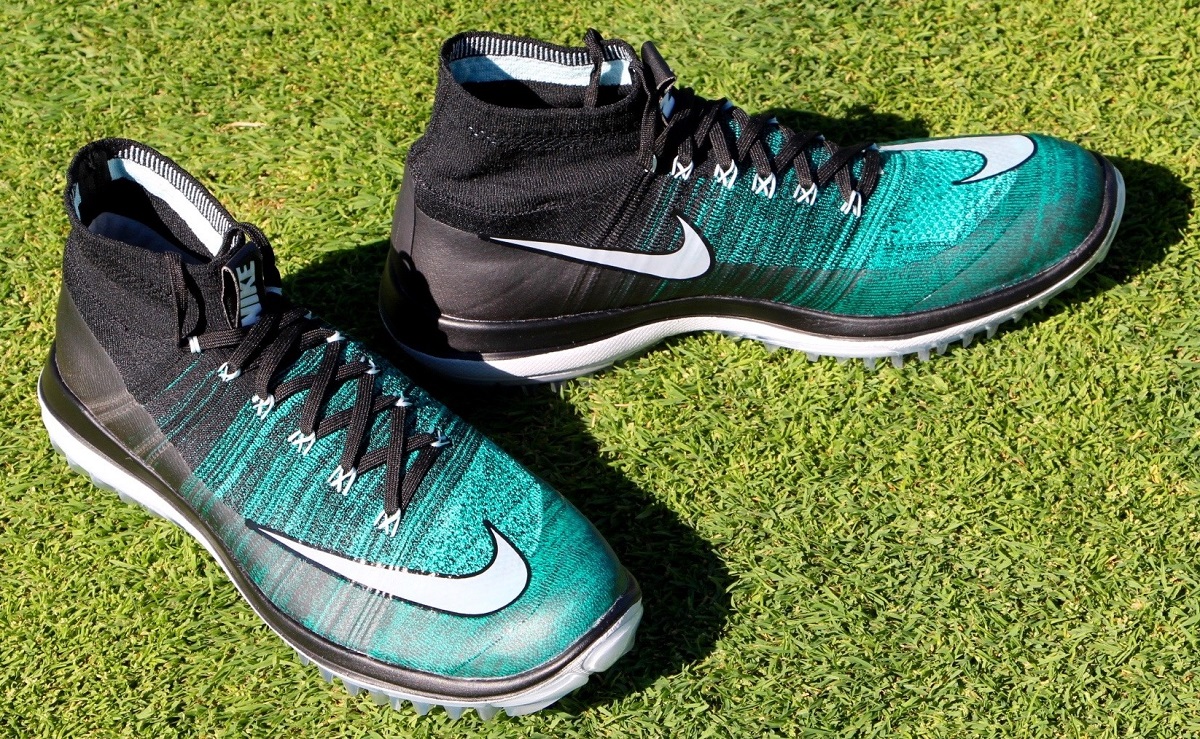 nike knit golf shoes