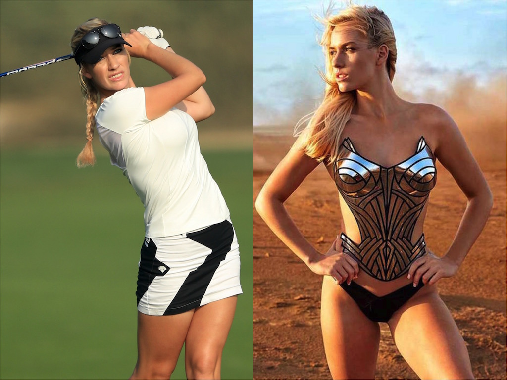 Is Paige Spiranac helping grow the game of golf by being in the 2018 SI Swimsuit issue? photo picture