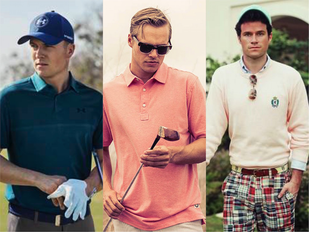 The 3 different styles of golf fashion, for both on and off the