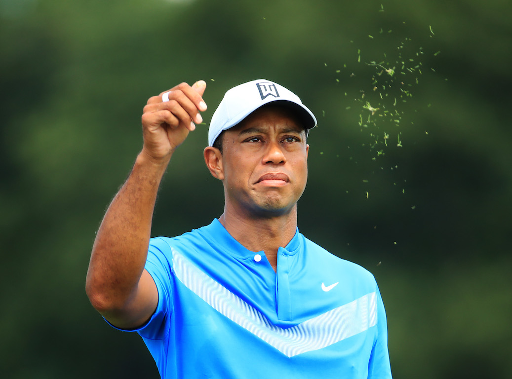 Why Tiger Woods loves to practice shots into the wind image