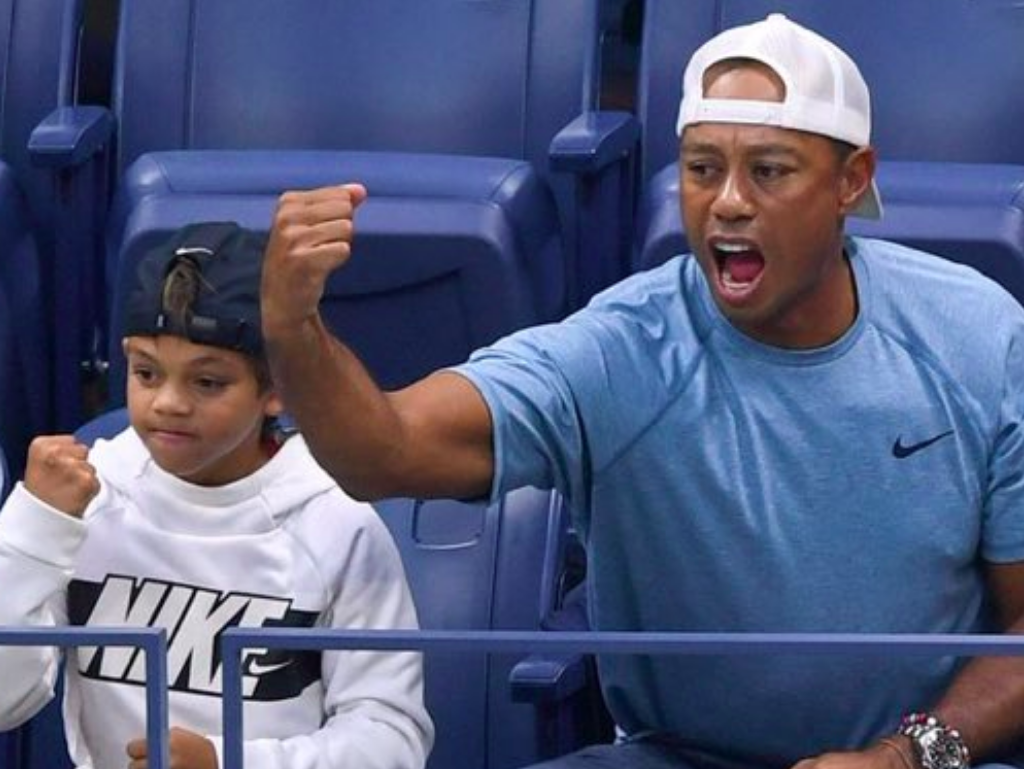 Tiger Woods to play with son Charlie at father-son PNC Championship