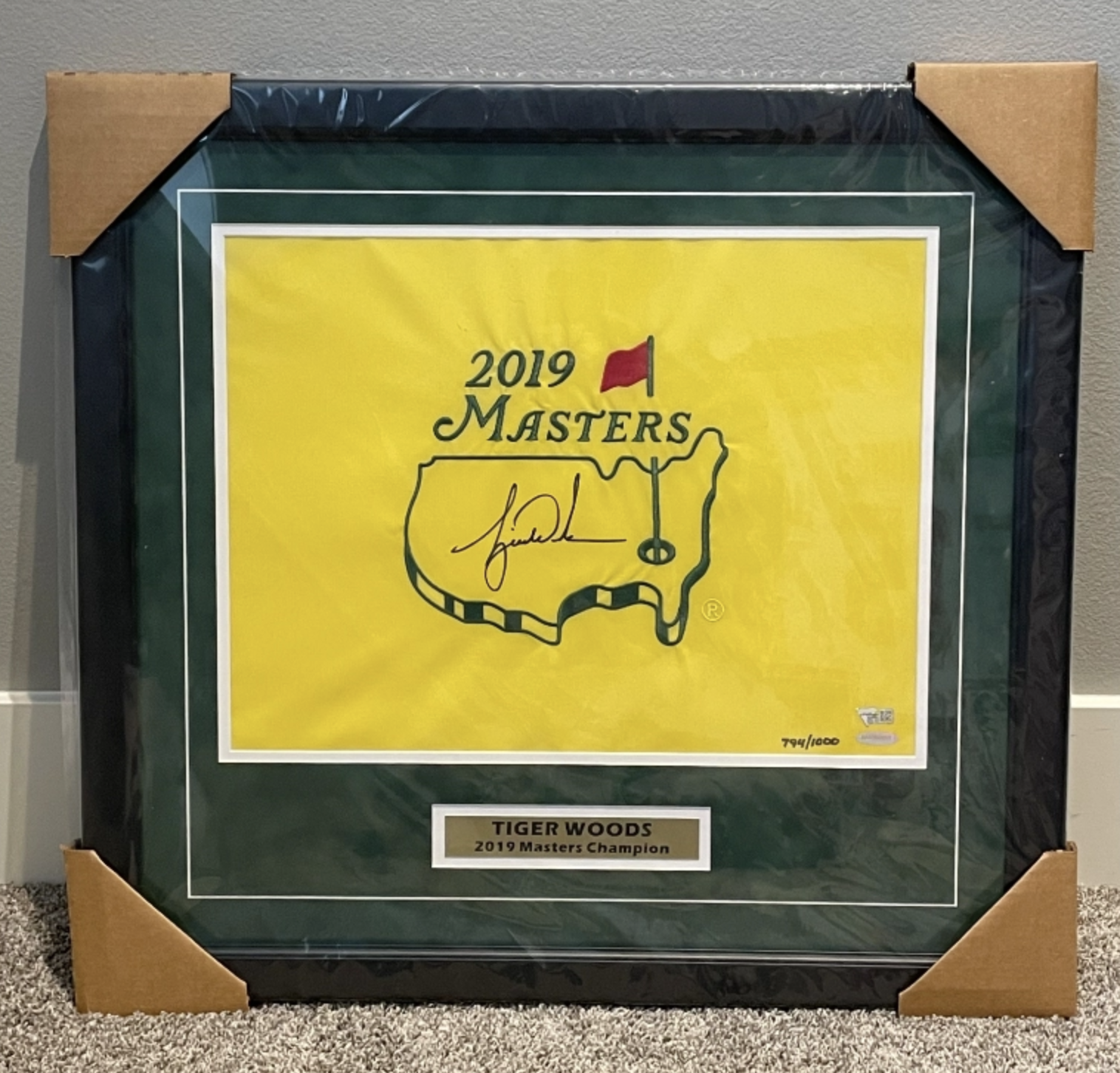 Now you can buy a Tiger Woods signed 2019 Masters flag! – GolfWRX