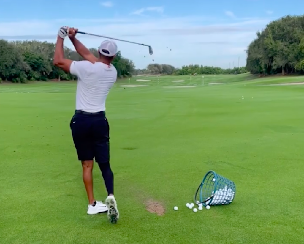 Making progress” – Tiger Woods posts video hitting golf ball – GolfWRX
