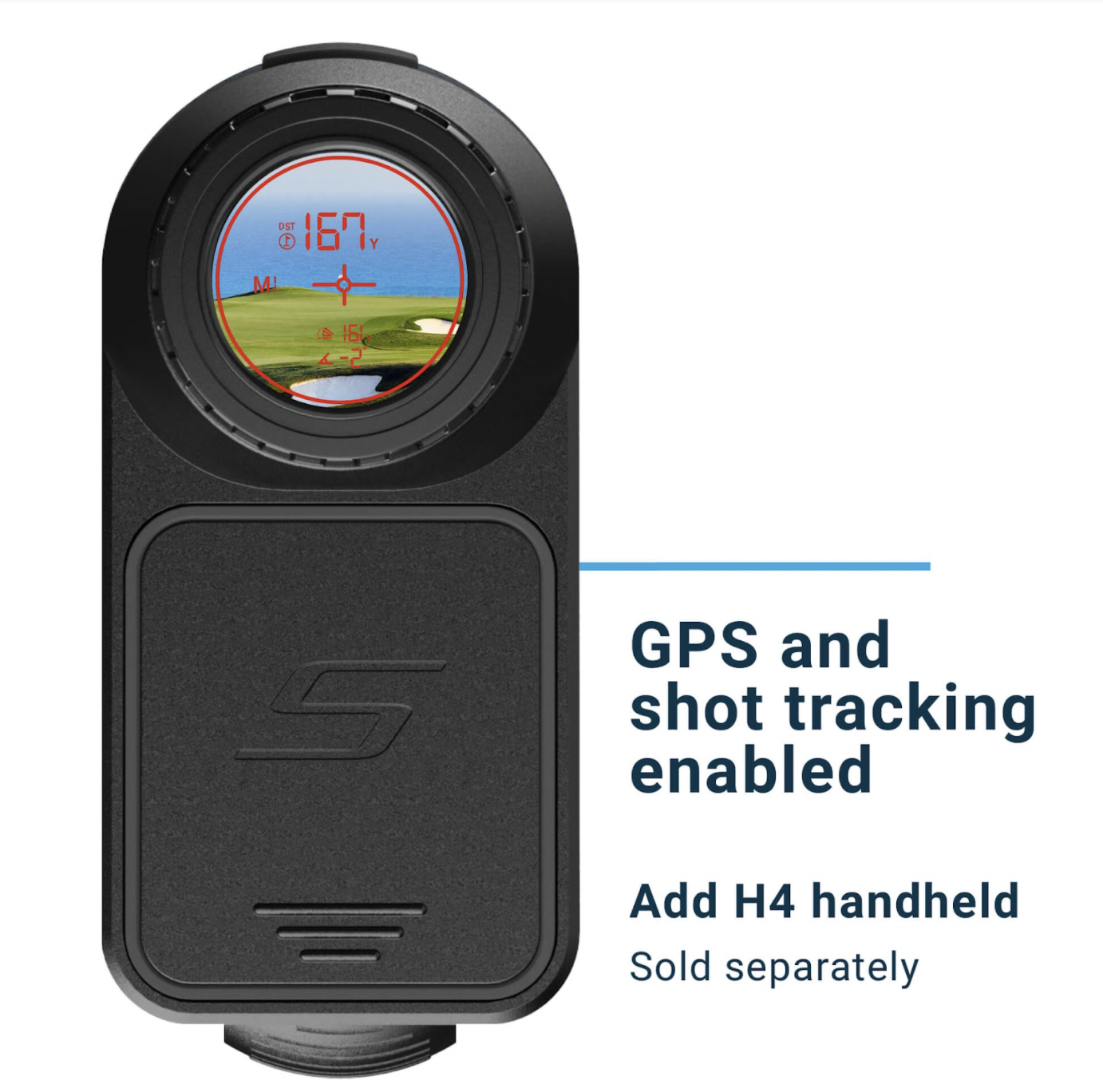 Shot Scope H4 Golf GPS Handheld with Shot Tracking - Includes Club