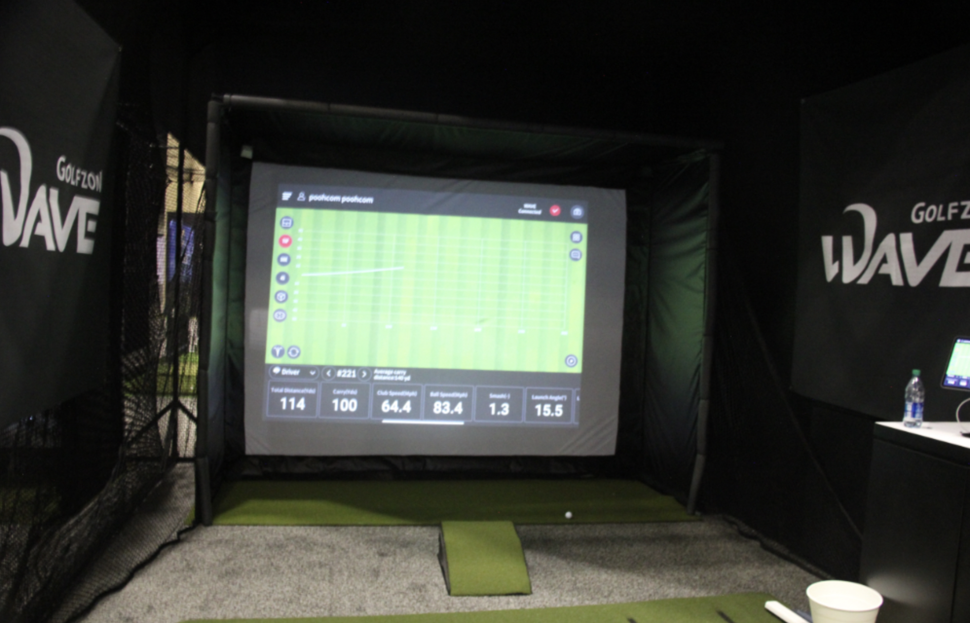 GSC Fairway and putting mat, compatible with Golfzon and other simulators