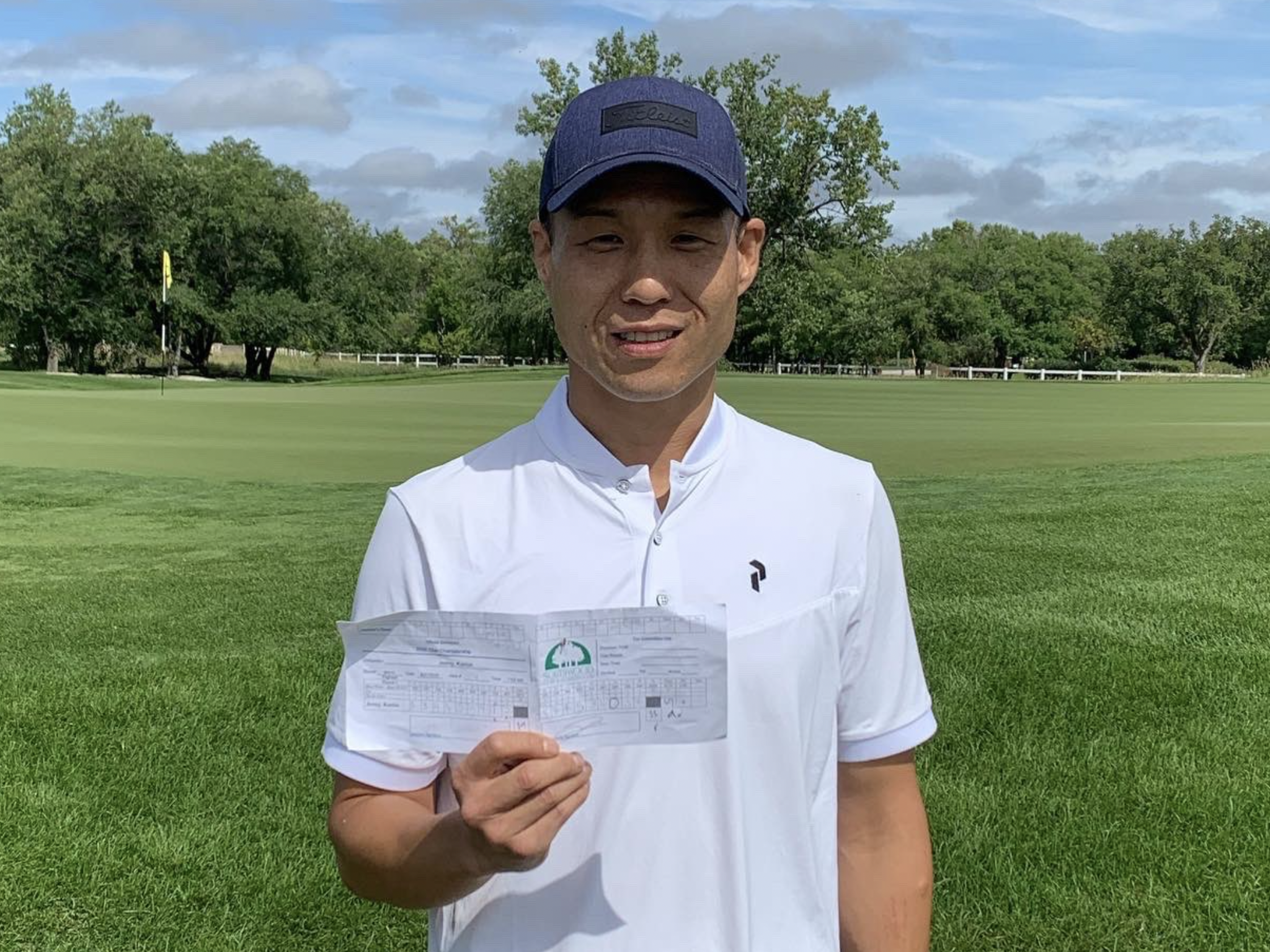 Golfer posts arguably the coolest scorecard of the year during club championship