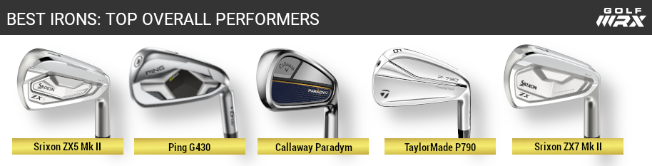 best irons in golf 2023: top overall performers