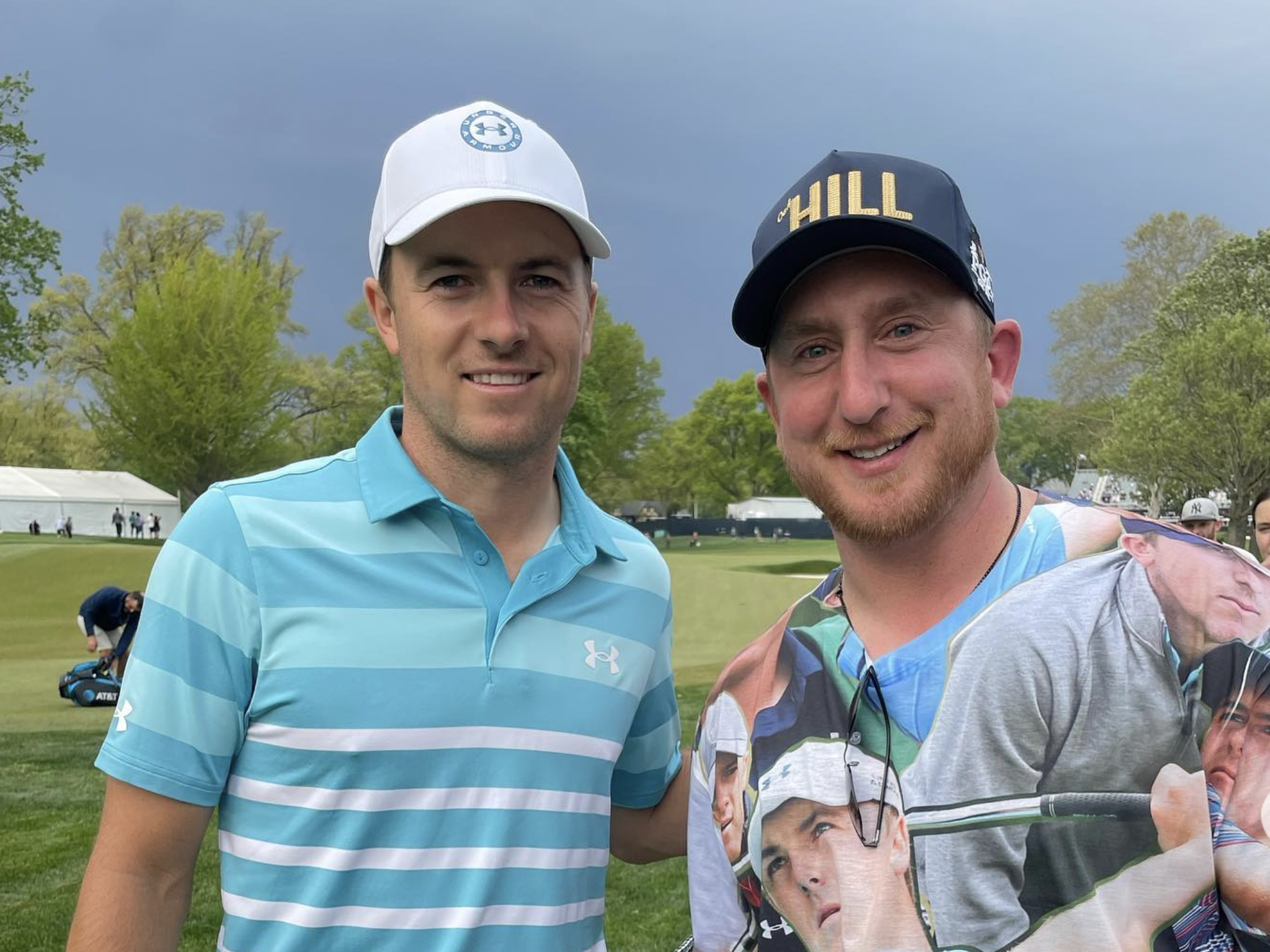 Superfan with very unique shirt surprises Jordan Spieth at PGA Championship  – GolfWRX